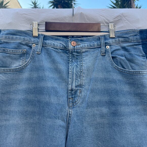 GAP High Rise Wide-Leg Crop Jeans Size 35 (20 Plus ) medium wash - Picture 5 of 12